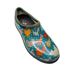 Sloggers Waterproof Rooster Chicken Rain Shoes Clogs Women's Size 6